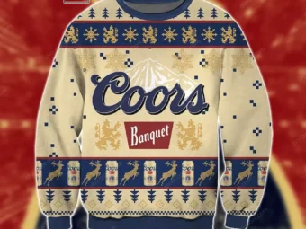 Coors Banquet Ugly Christmas Sweater