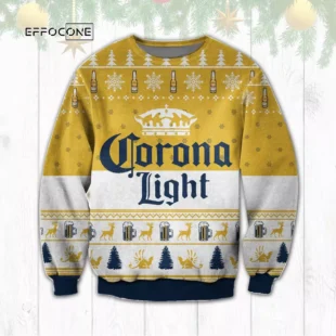 Corona Light Ugly Christmas Sweater