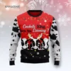 Cow Bell Rings Ugly Christmas Sweater