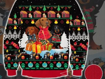 Dachshund Ugly Christmas Sweater