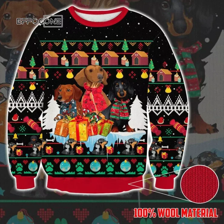 Dachshund Ugly Christmas Sweater