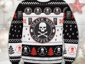 Death Wish Coffee Ugly Christmas Sweater