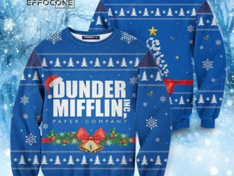 Dunder Mifflin Holiday Ugly Christmas Sweater