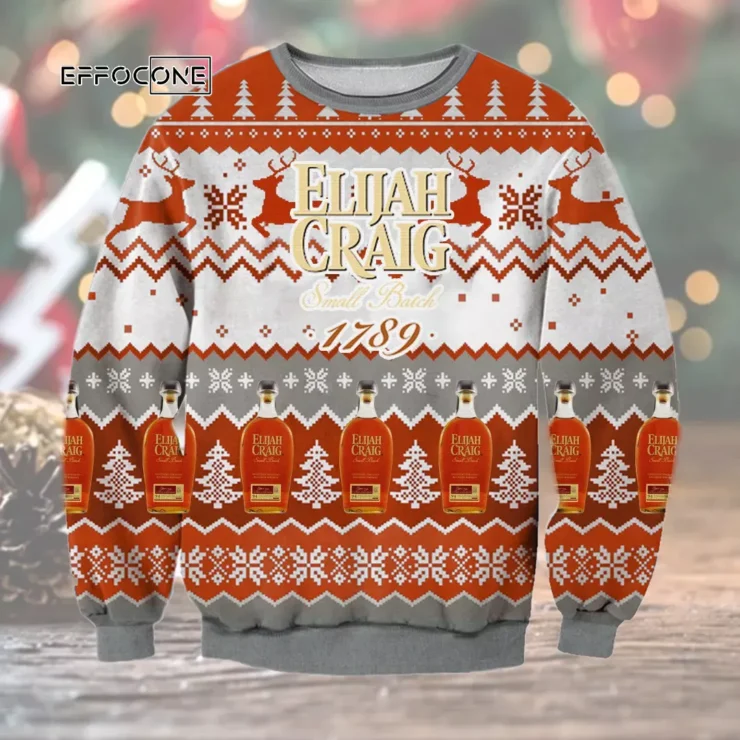 Elijah Craig Ugly Christmas Sweater