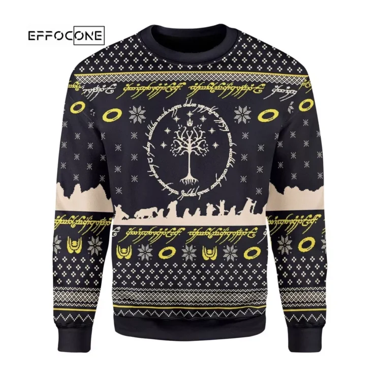 Elvish Circle Ugly Christmas Sweater