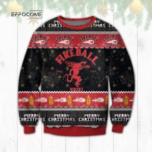 Fireball Whiskey Ugly Christmas Sweater