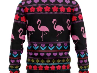 Flamingo Pink Christmas Ugly Christmas Sweater