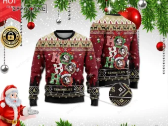 Florida State Seminoles Ho Ho Ho Ugly Christmas Sweater