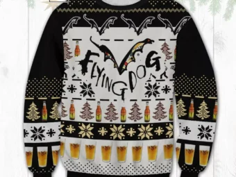 Flying Dog Ugly Christmas Sweater