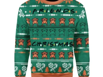 Friends Turkey Ugly Christmas Sweater