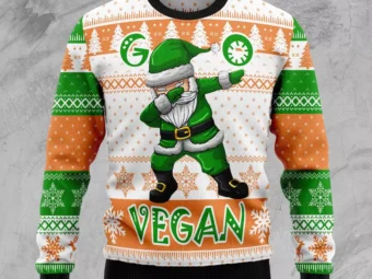 Go Vegan Ugly Christmas Sweater