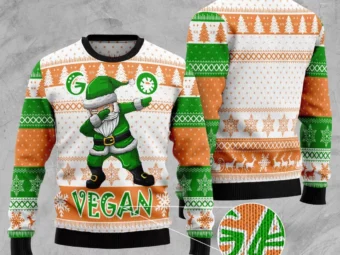 Go Vegan Ugly Christmas Sweater