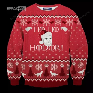 Ho Ho Hodor Ugly Christmas Sweater