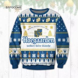 Hoegaarden Beer Ugly Christmas Sweater