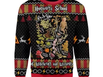 Hogwarts Harry Potter Ugly Christmas Sweater