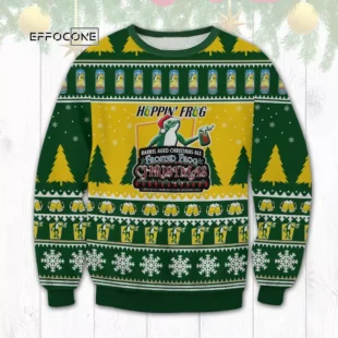 Hoppin Frog Brewery Ugly Christmas Sweater