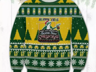 Hoppin Frog Brewery Ugly Christmas Sweater