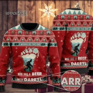 I Wanna Be The One Who Has A Beer Ugly Christmas Sweater