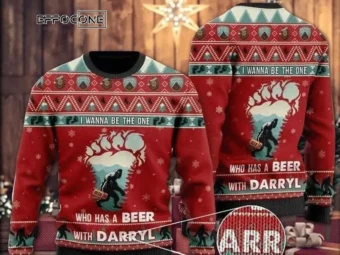 I Wanna Be The One Who Has A Beer Ugly Christmas Sweater