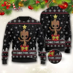 Im Groot Ugly Christmas Sweater