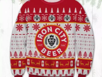 Iron City Beer Ugly Christmas Sweater