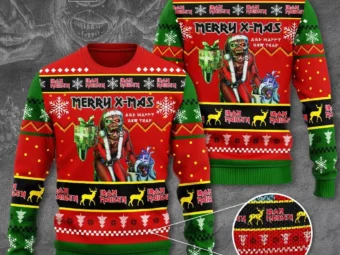 Iron Maiden Merry Christmas Ugly Christmas Sweater