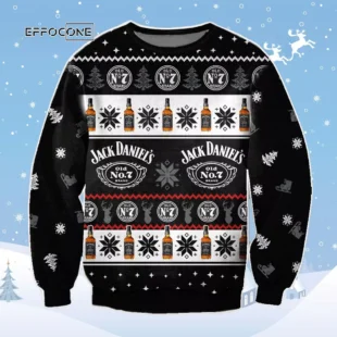 Jack Daniels Ugly Christmas Sweater