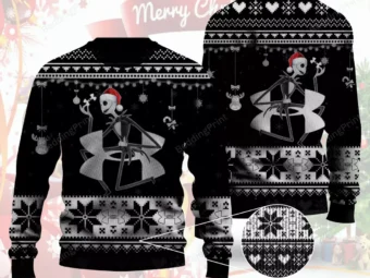 Jack Skellington Under Armour Ugly Christmas Sweater