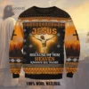 Jesus Because Of Him Heaven Knows My Name Ugly Christmas Sweater