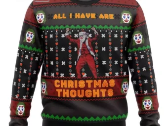 Joker Santa Ugly Christmas Sweater