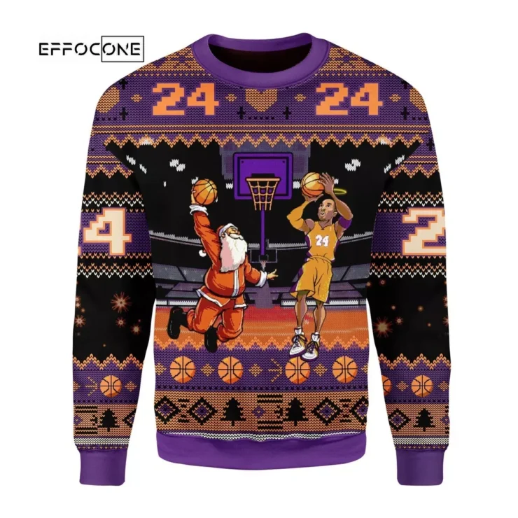 Kobe Bryan Ugly Christmas Sweater