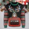 Let It Glow Ugly Christmas Sweater