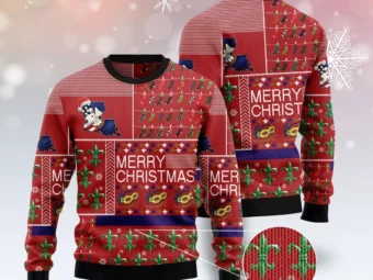 Louisiana Merry Christmas Ugly Christmas Sweater