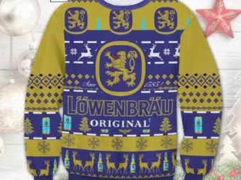 Lowenbrau Original Ugly Christmas Sweater