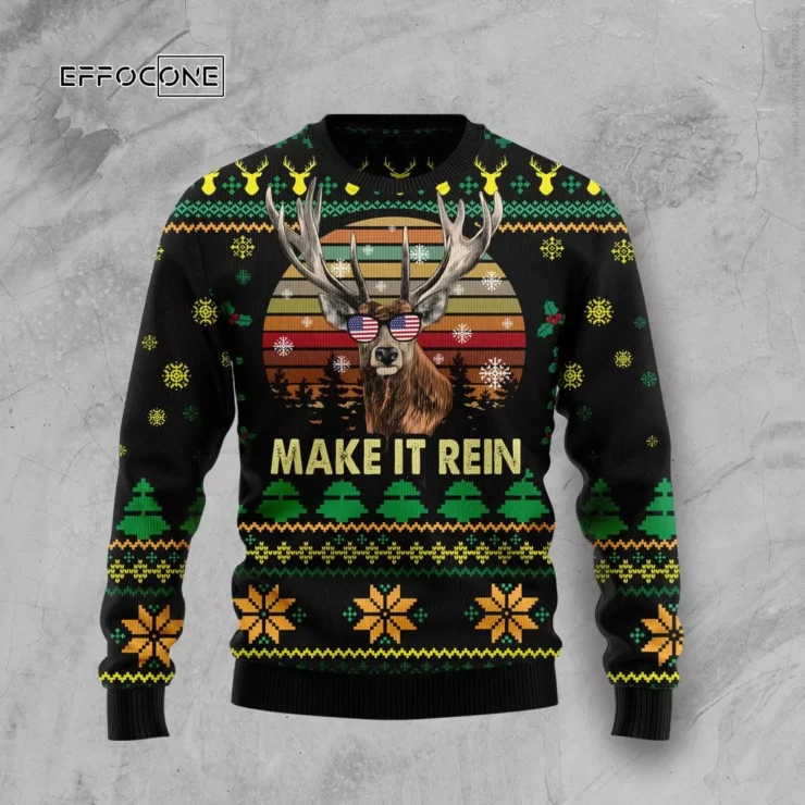 Make It Rein Ugly Christmas Sweater