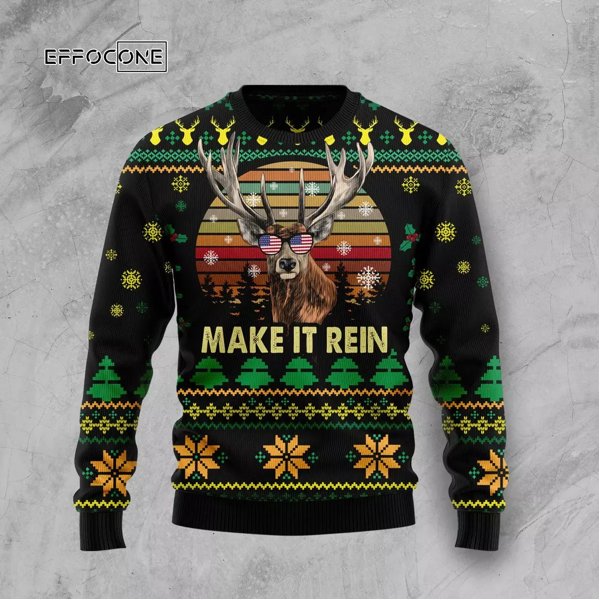 Make It Rein Ugly Christmas Sweater