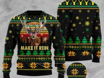 Make It Rein Ugly Christmas Sweater