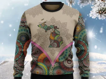 Mandala Michigan Home Ugly Christmas Sweater