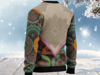 Mandala Michigan Home Ugly Christmas Sweater