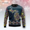 Michigan Blue Mandala Ugly Christmas Sweater