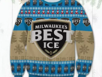 Milwaukee Best Ice Ugly Christmas Sweater