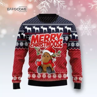 Moose Merry Ugly Christmas Sweater