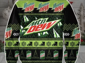 Mountain Dew Ugly Christmas Sweater