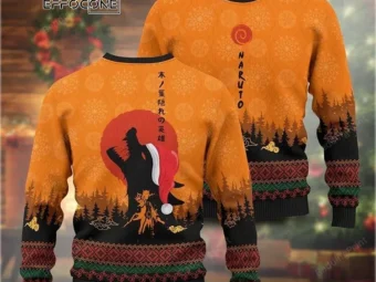 Naruto Kyubi Ugly Christmas Sweater