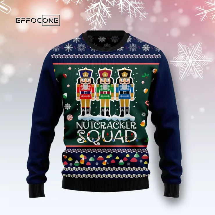 Nutcracker Squad Ugly Christmas Sweater