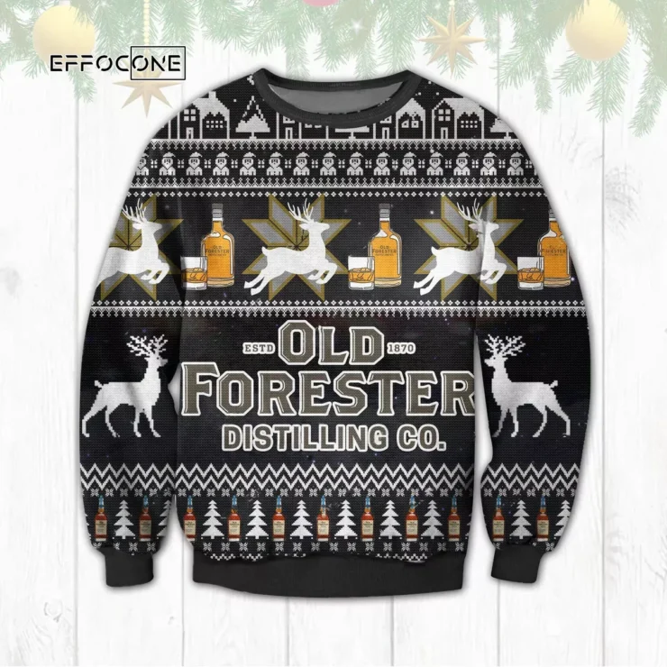 Old Forester Ugly Christmas Sweater