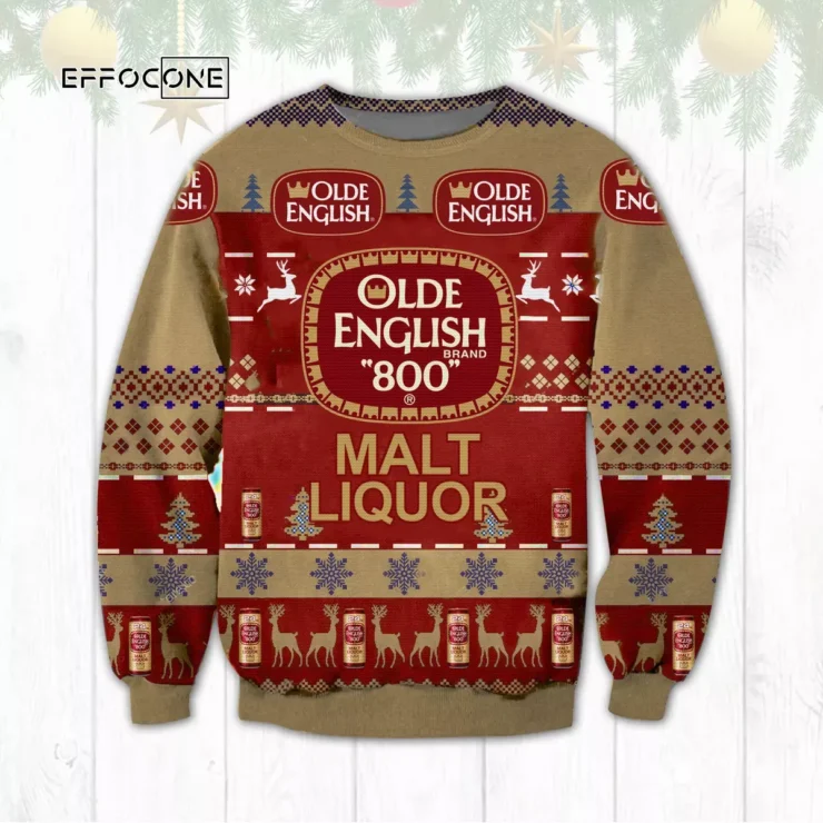 Olde English 800 Ugly Christmas Sweater