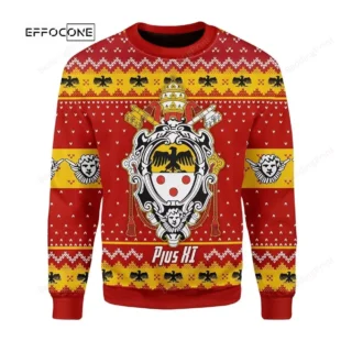 Pope Pius XI Ugly Christmas Sweater