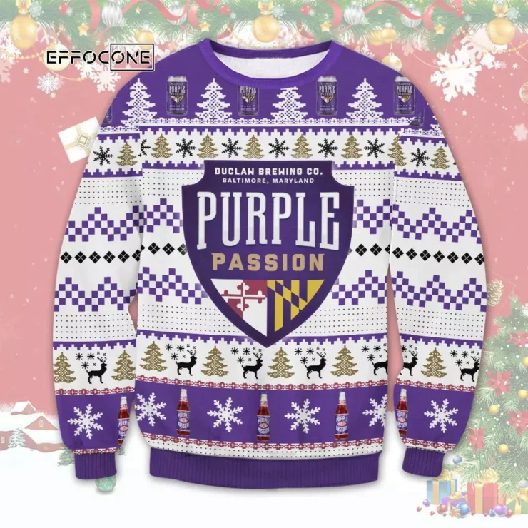 Purple Passion Ugly Christmas Sweater