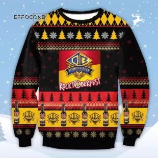 Rocktoberfest Ugly Christmas Sweater